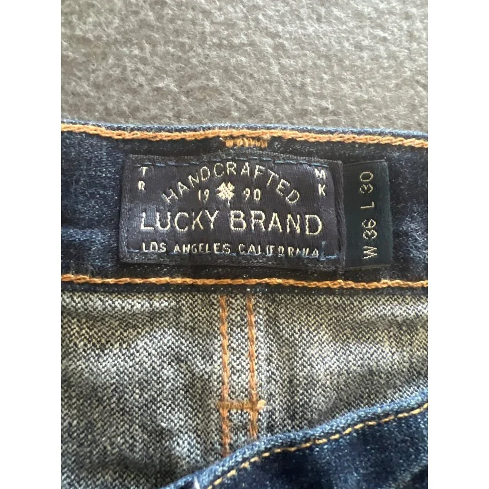 Lot of 2‎ Men’s Pants 36x30 Lucky Brand Jeans, Nautica Khaki Spinnaker,Straight